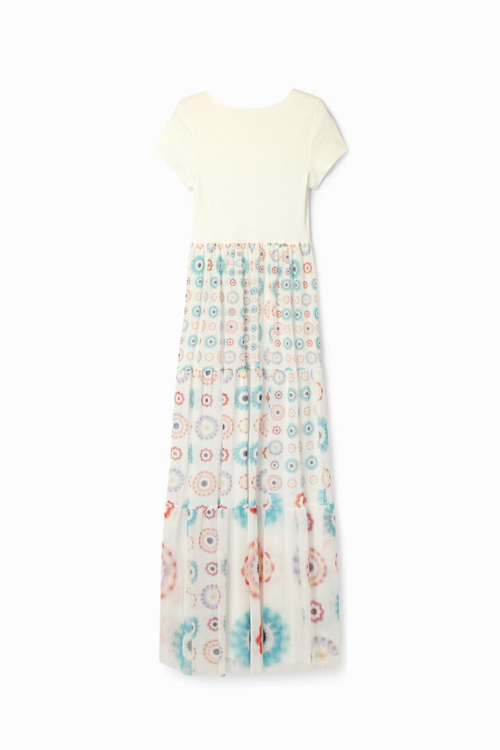 Geometric combination midi dress | Desigual