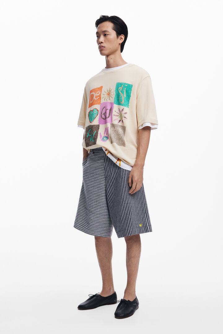 Checkered T-shirt | Desigual