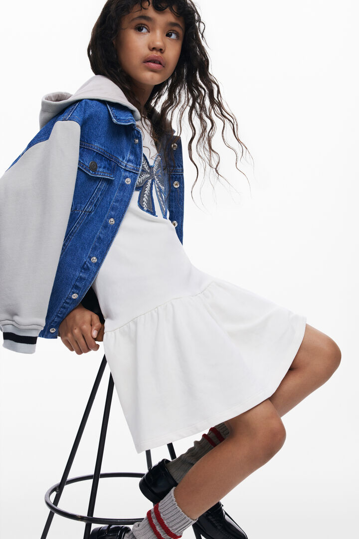 Vestit dessuadora amb llaç | Desigual