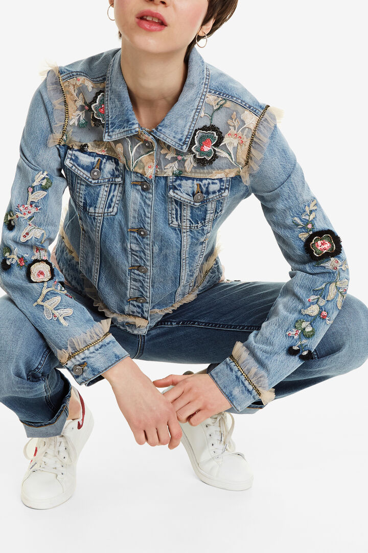 Jacket Flowers & Pearls | Desigual