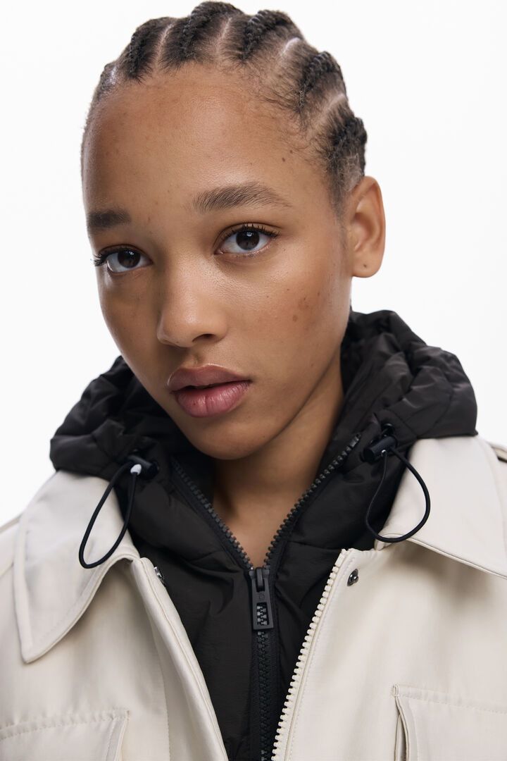 Light long padded jacket | Desigual