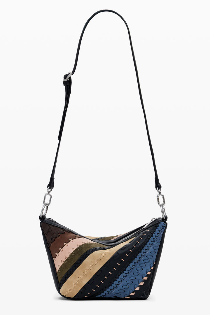 Bossa d'espatlla patchwork mitjana | Desigual