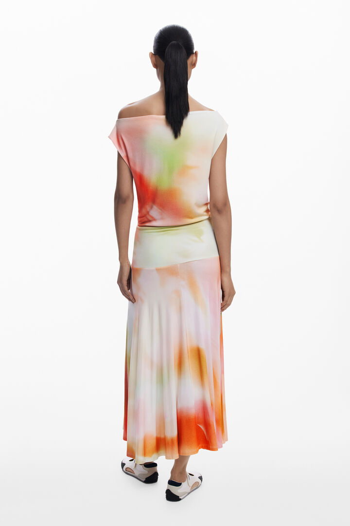 Asymmetrische lange jurk | Desigual