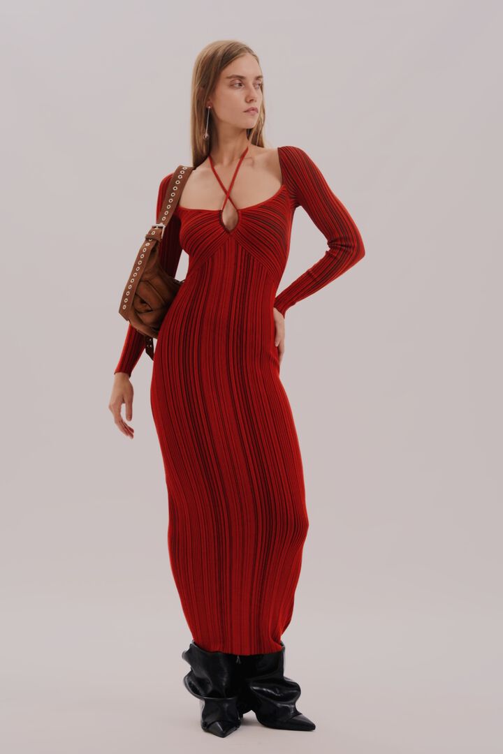 Enges Kleid mit Wickelausschnitt | Desigual