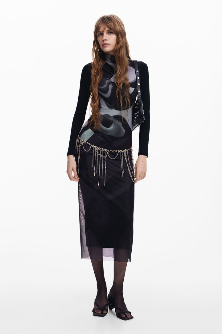 Multi-position midi dress | Desigual