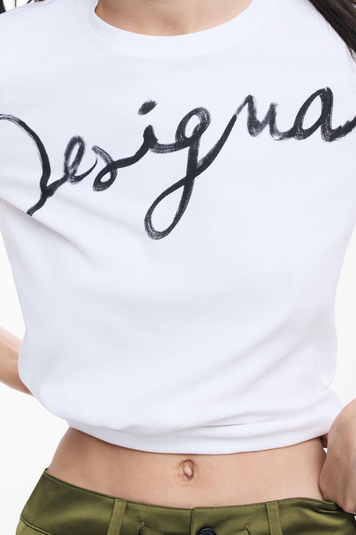 Knitted logo T-shirt | Desigual