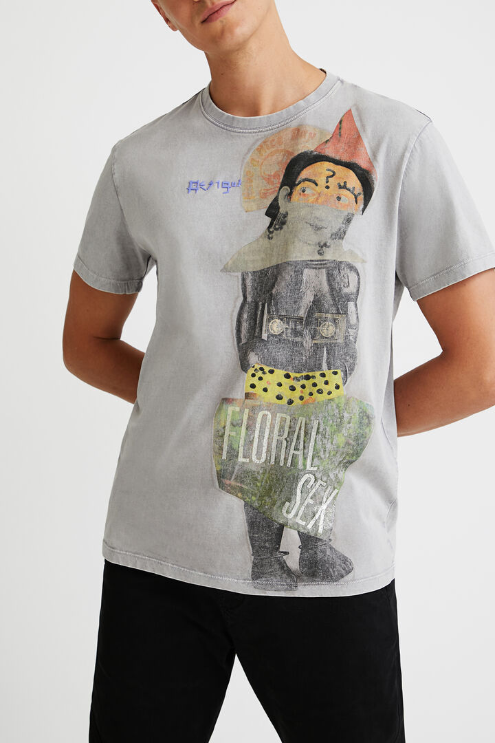 T-shirt manches courtes fleurie sex | Desigual