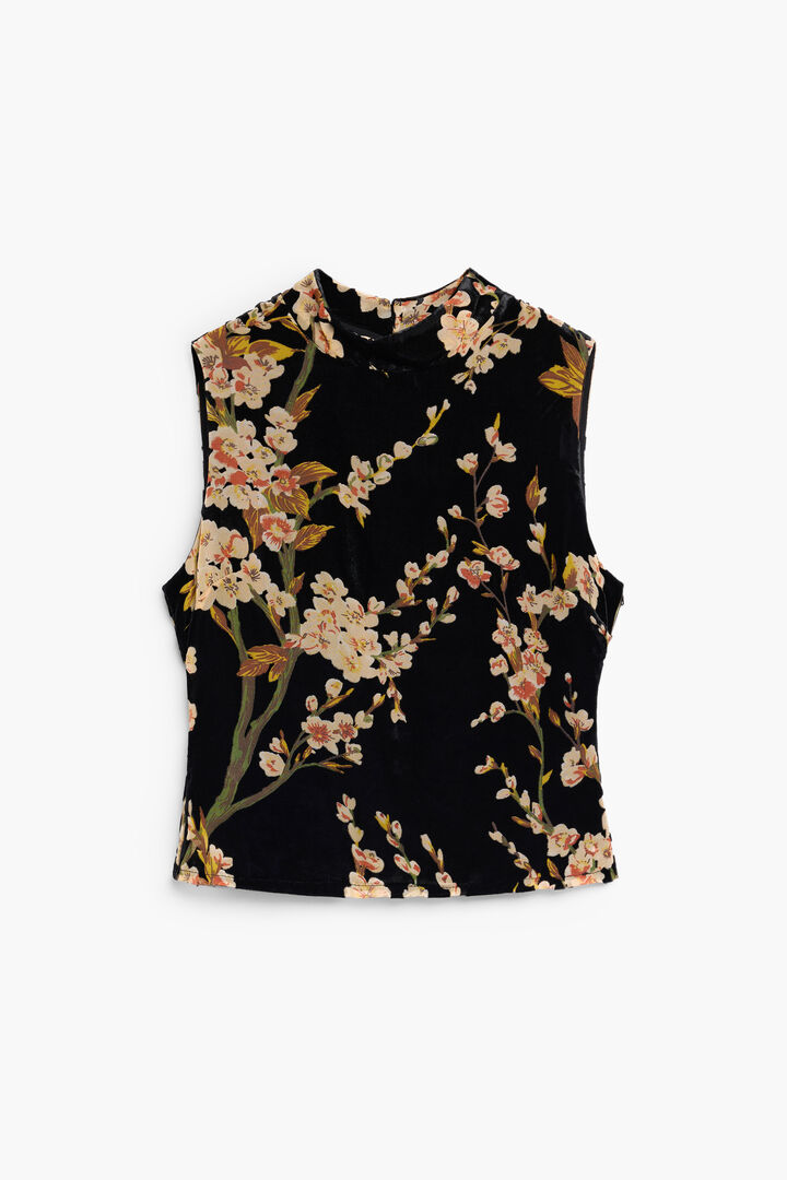 Printed floral blouse