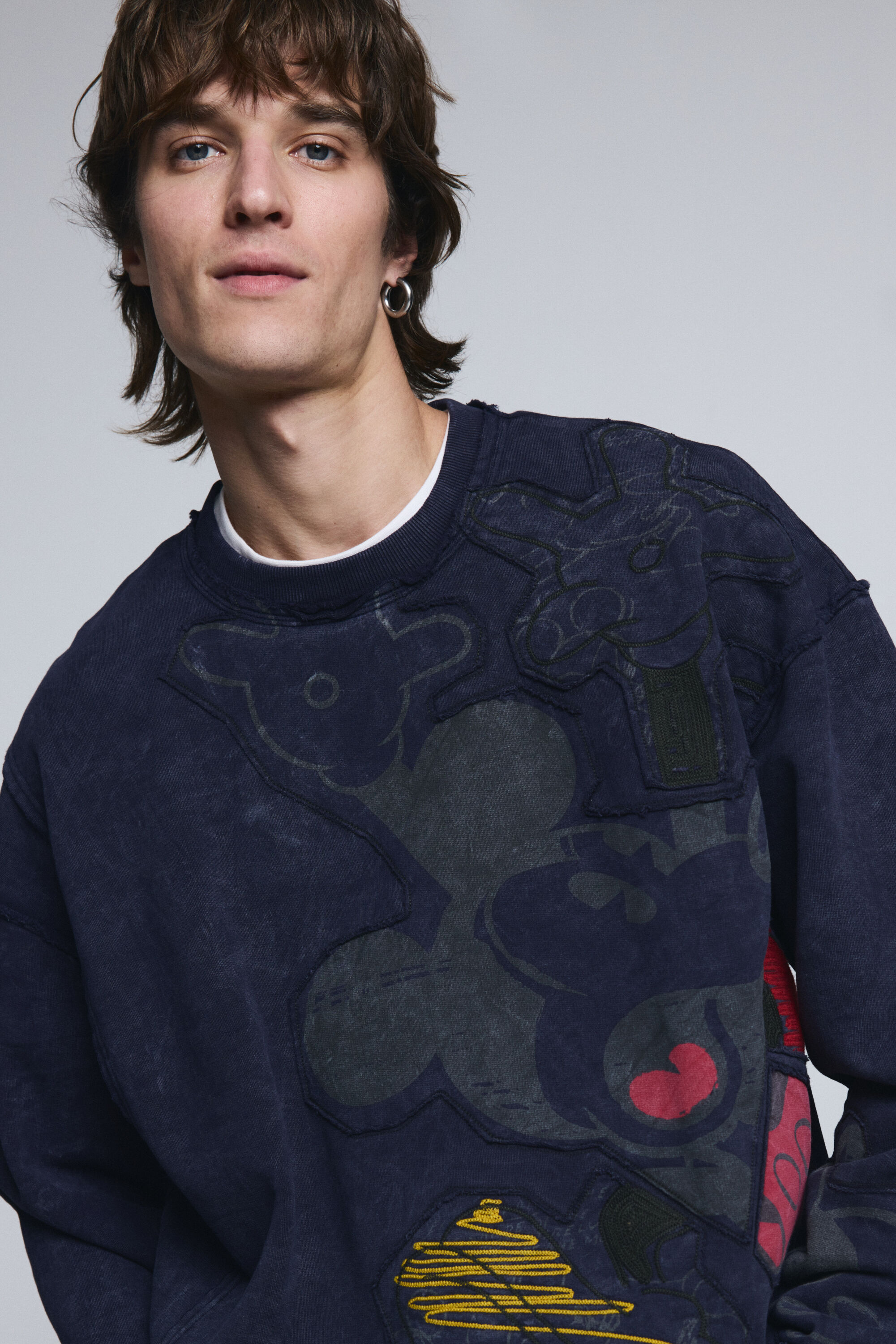 Mickey Mouse™ tie-dye sweatshirt MAN I Desigual.com