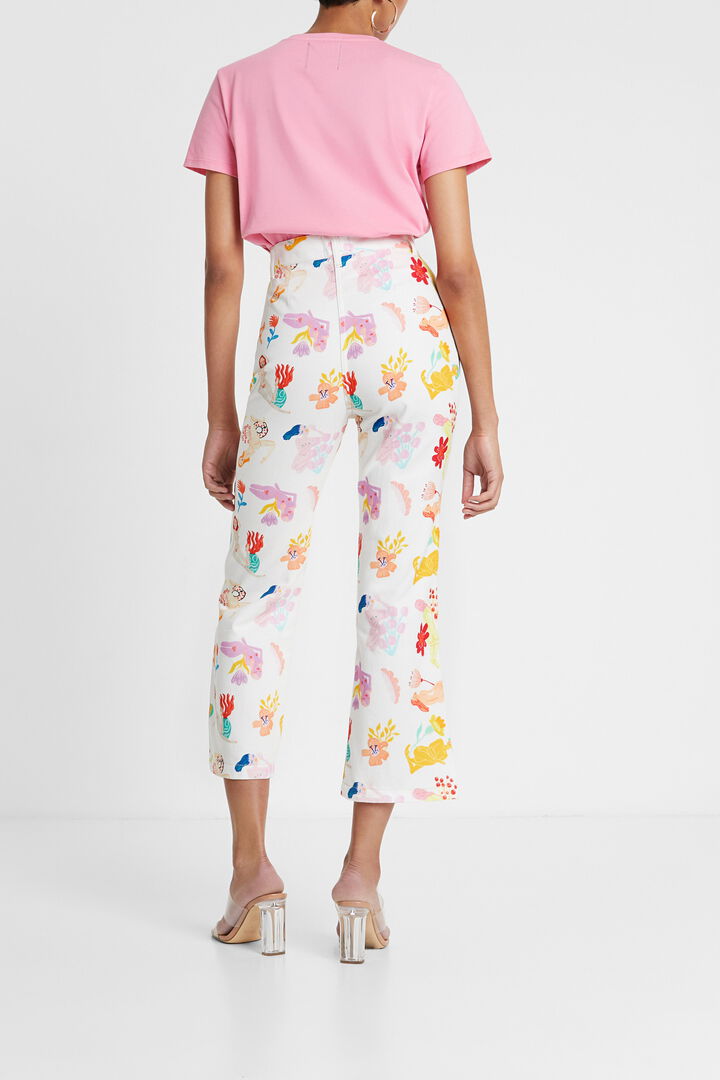 Capri trousers print | Desigual