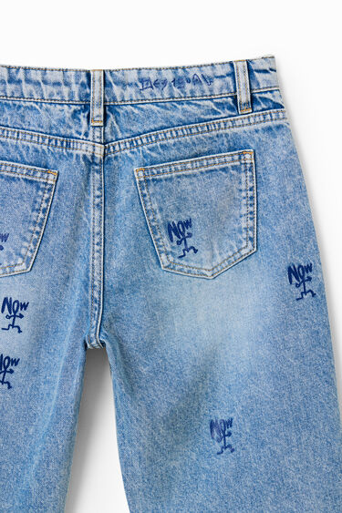 Now denim Bermuda shorts | Desigual