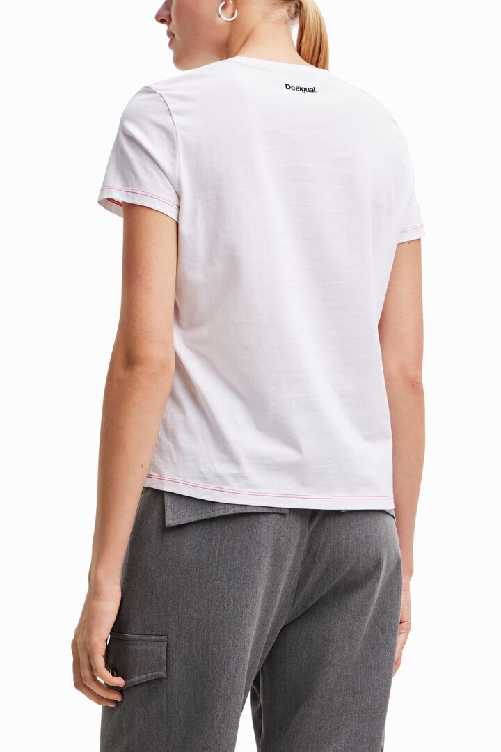 Animal print patch T-shirt | Desigual