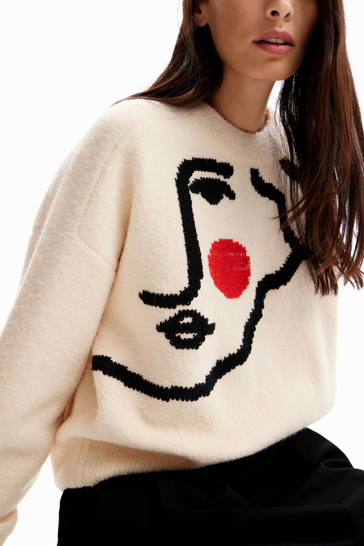 Jersey oversize cara | Desigual