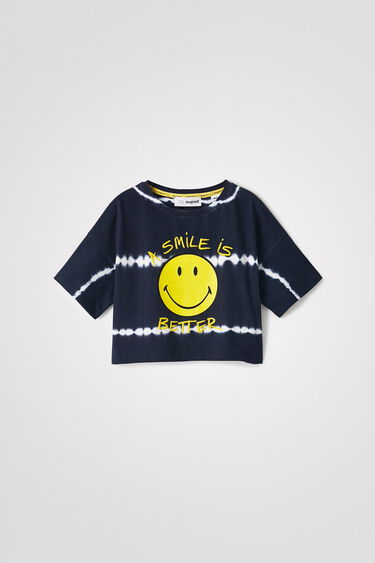 Črtasta majica z nasmeškotom | Desigual
