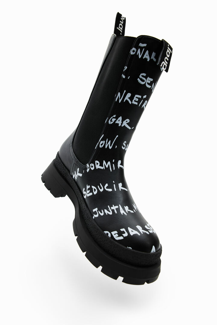 Bottes Chelsea montantes messages | Desigual