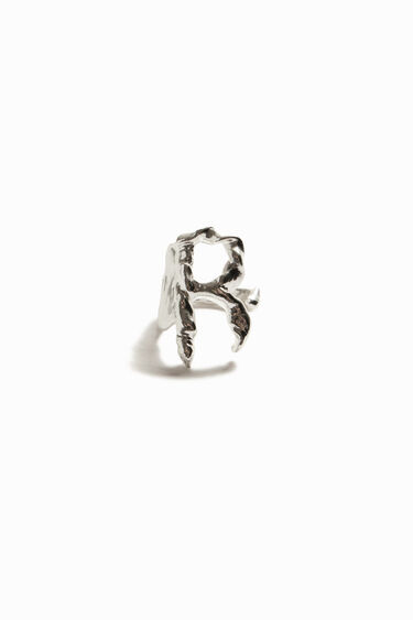 Ring Buchstabe R Goldbad Zalio | Desigual