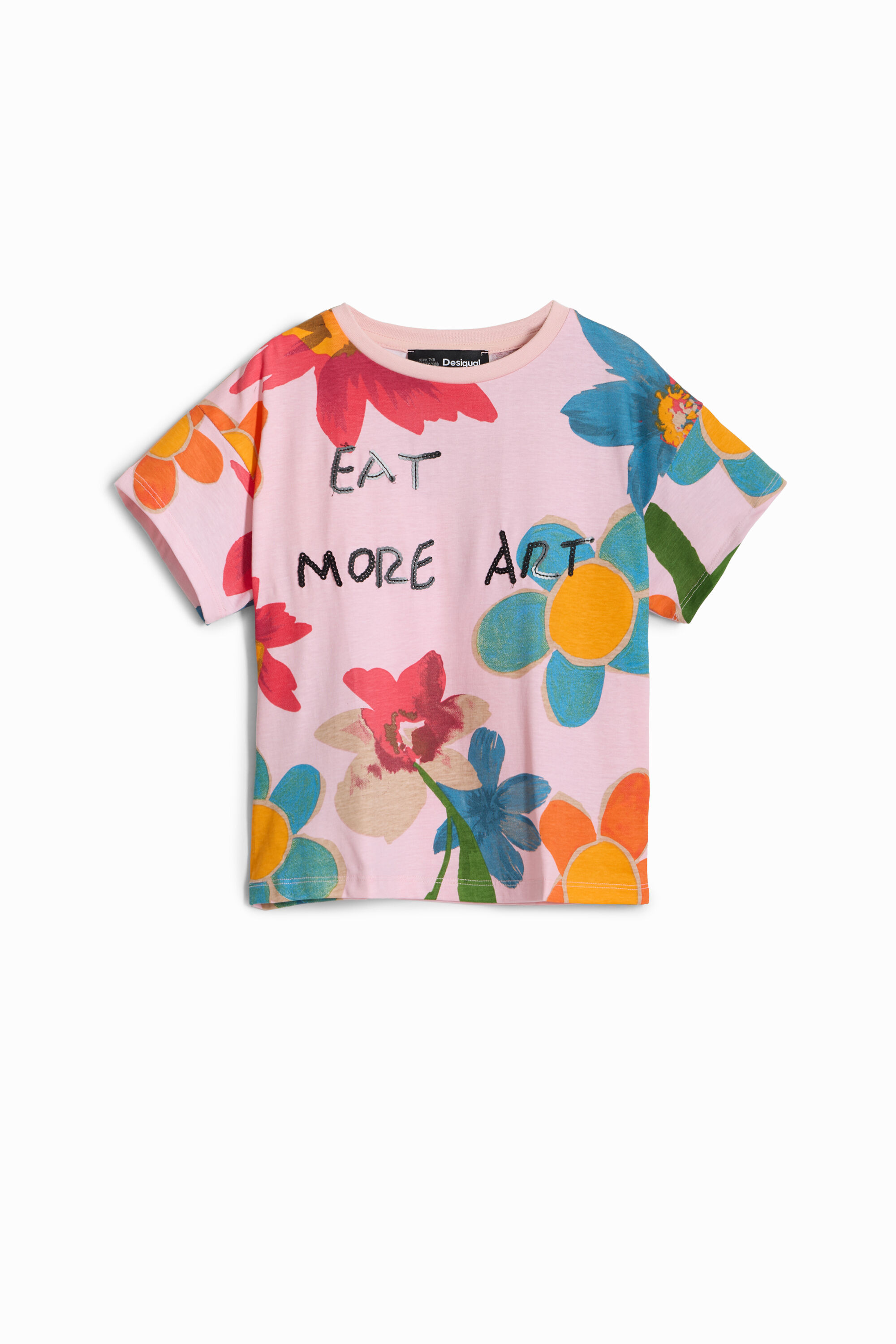 ♥Desigual♥新品未使用 EAT MORE ART グラフィックTシャツ ♥Desigual♥新品未使用 EAT MORE ART グラフィックTシャツ