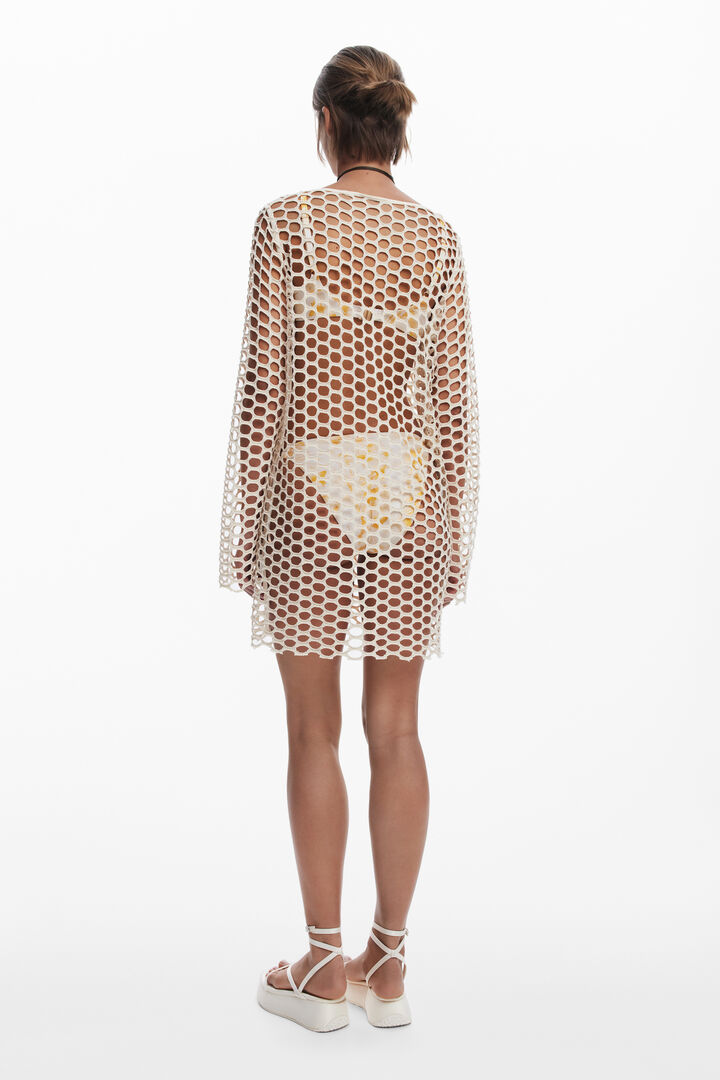 Crochet beach dress | Desigual