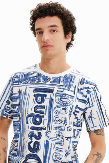 Arty logo T-shirt | Desigual