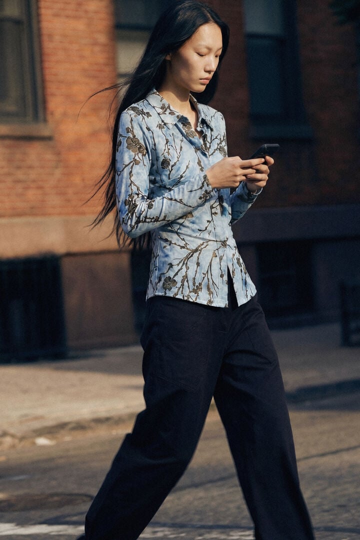 Flocked midi dress | Desigual