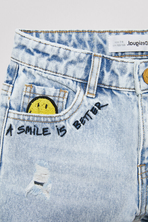 Smiley®  denim shorts | Desigual