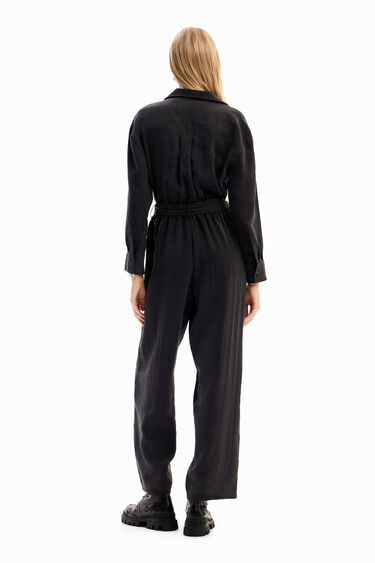 Langer einfarbiger Jumpsuit | Desigual