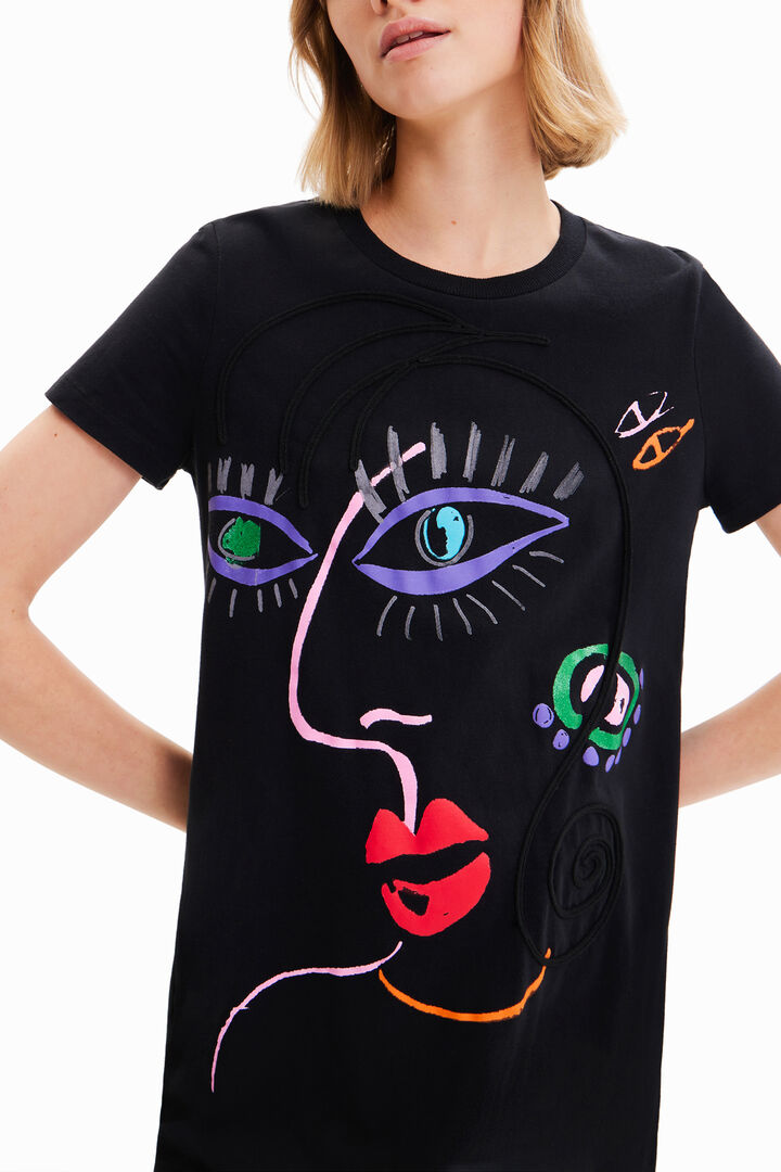 Haljina s umjetničkim printom lica | Desigual