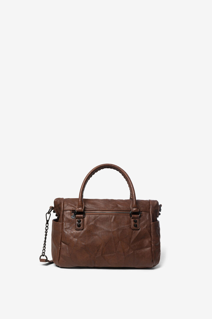 Foldable leather-effect bag | Desigual