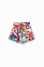 Shorts volantes tropical | Desigual