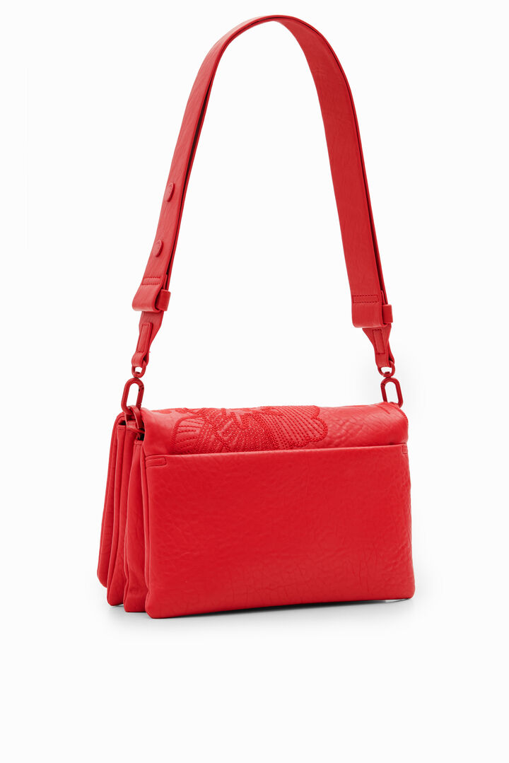 M embroidered floral crossbody bag | Desigual