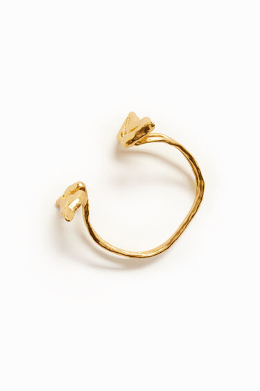 Zalio gold plated butterfly bracelet | Desigual
