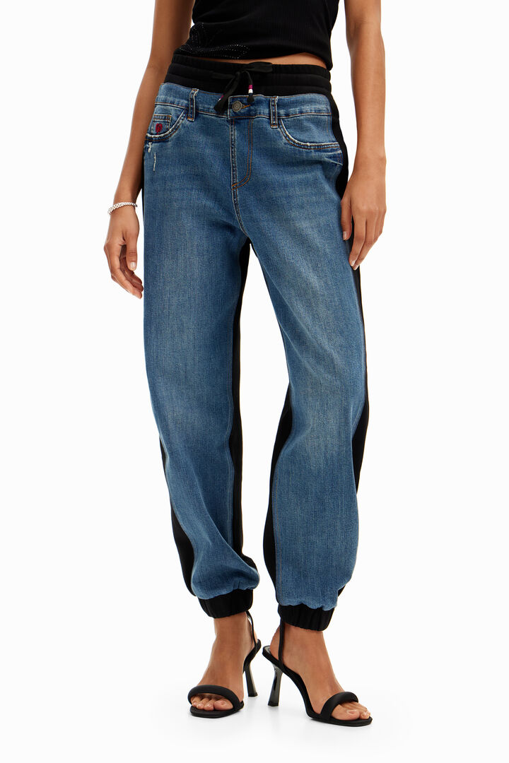 Contrast jogger jeans | Desigual