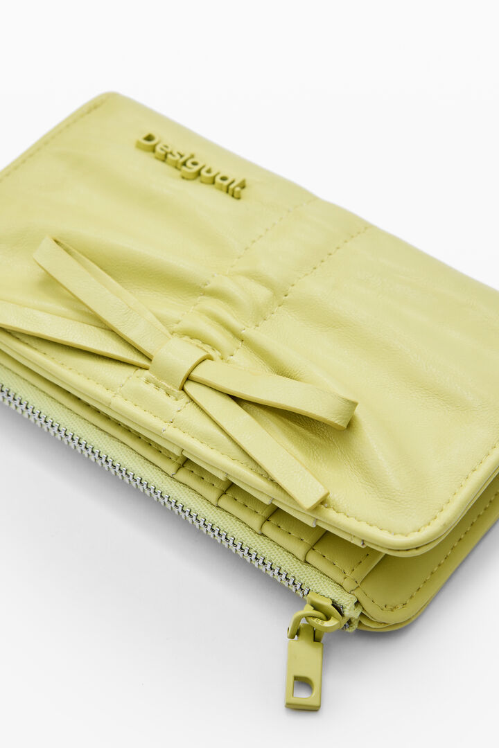 Monedero pequeño lazo brillante | Desigual