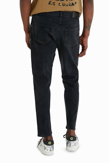 Donkere straight fit jeans | Desigual