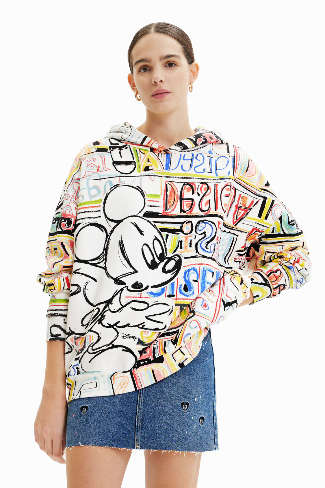Verdraaiing waardigheid Meestal Women's Disney's Mickey Mouse illustration sweatshirt I Desigual.com