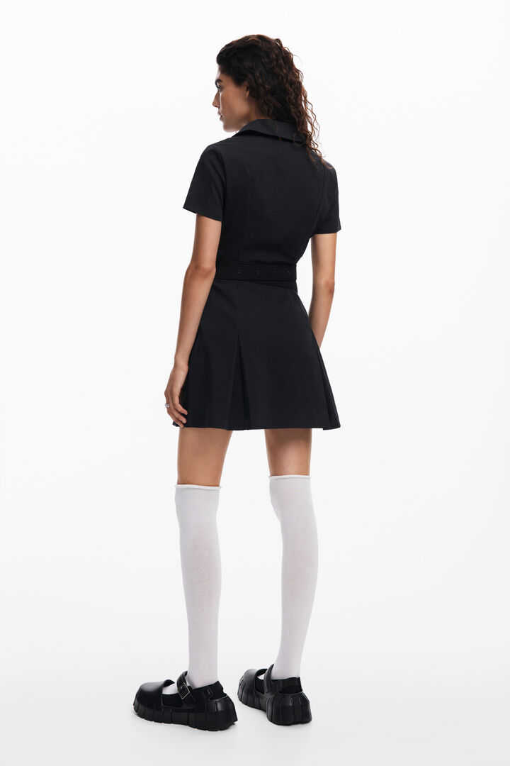 Vestido falda tablas | Desigual