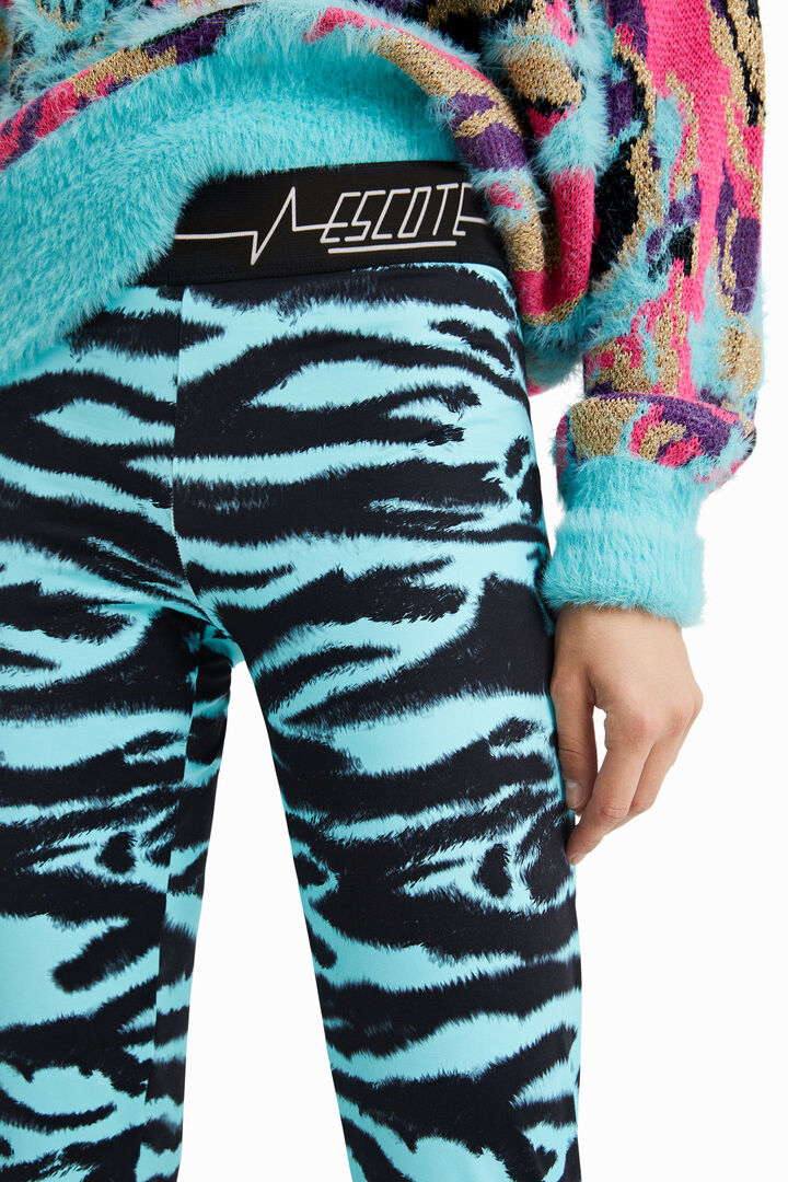 Animal print slim leggings | Desigual