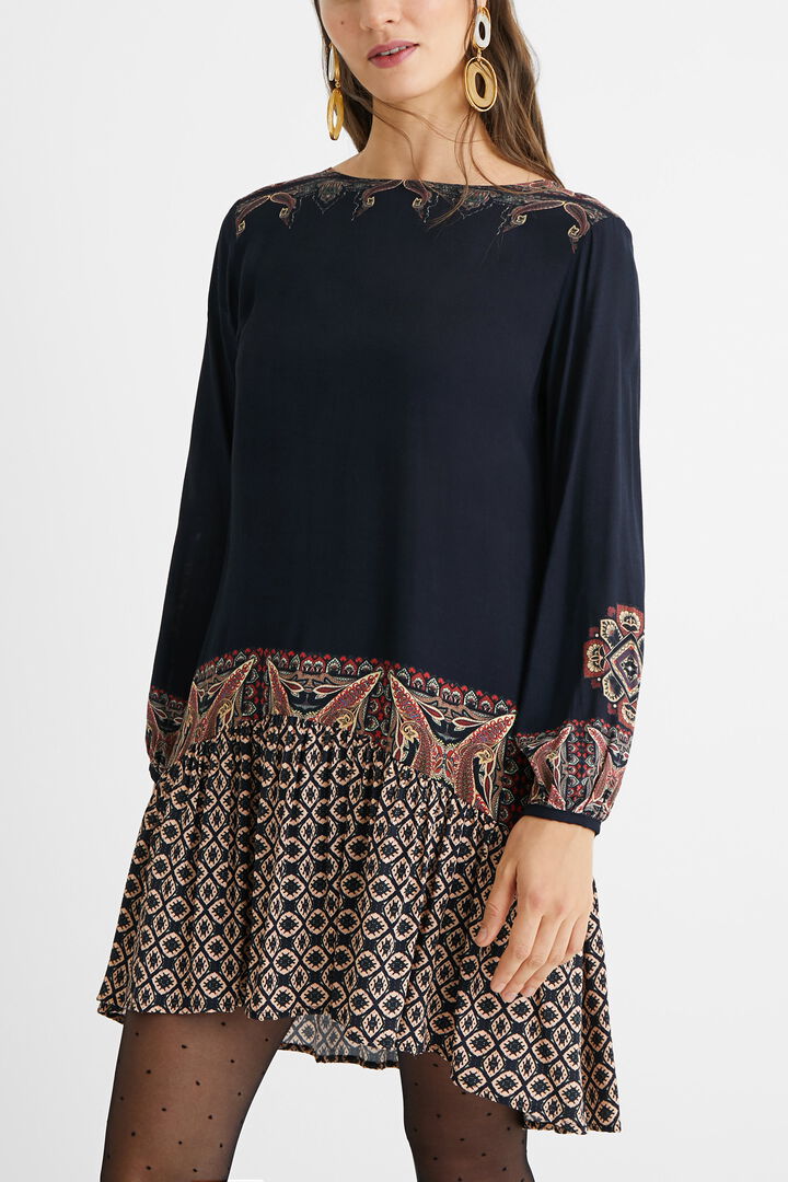 Vestido corto boho | Desigual