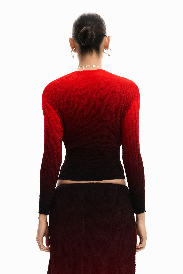 Bluse mit Farbverlaufstruktur | Desigual