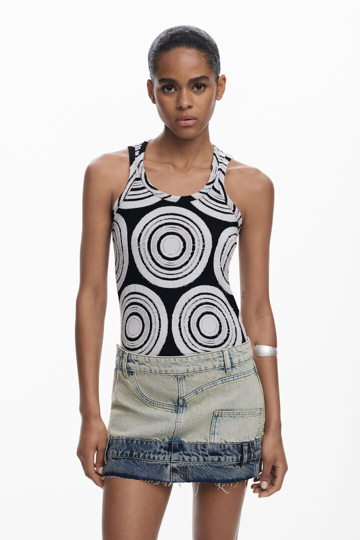 Falda mini doble cintura | Desigual