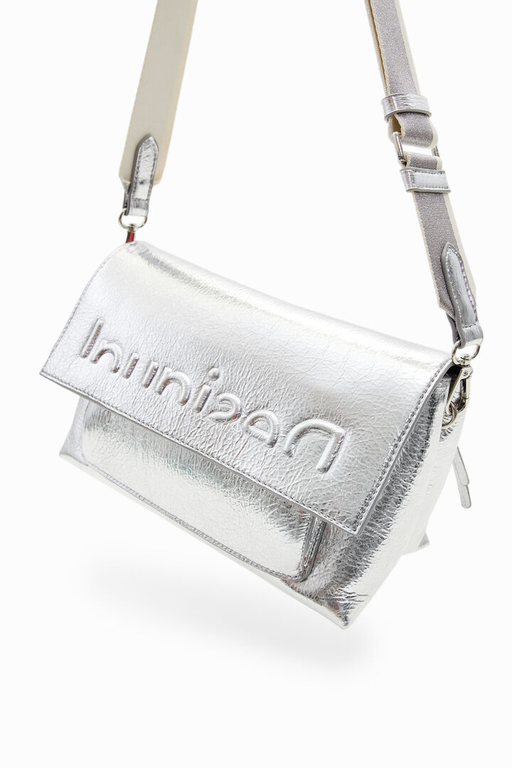 Midsize half logo crossbody bag | Desigual