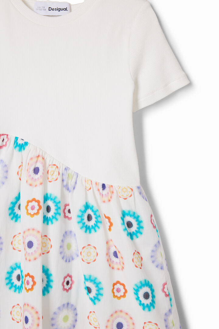 Geometric combination dress | Desigual