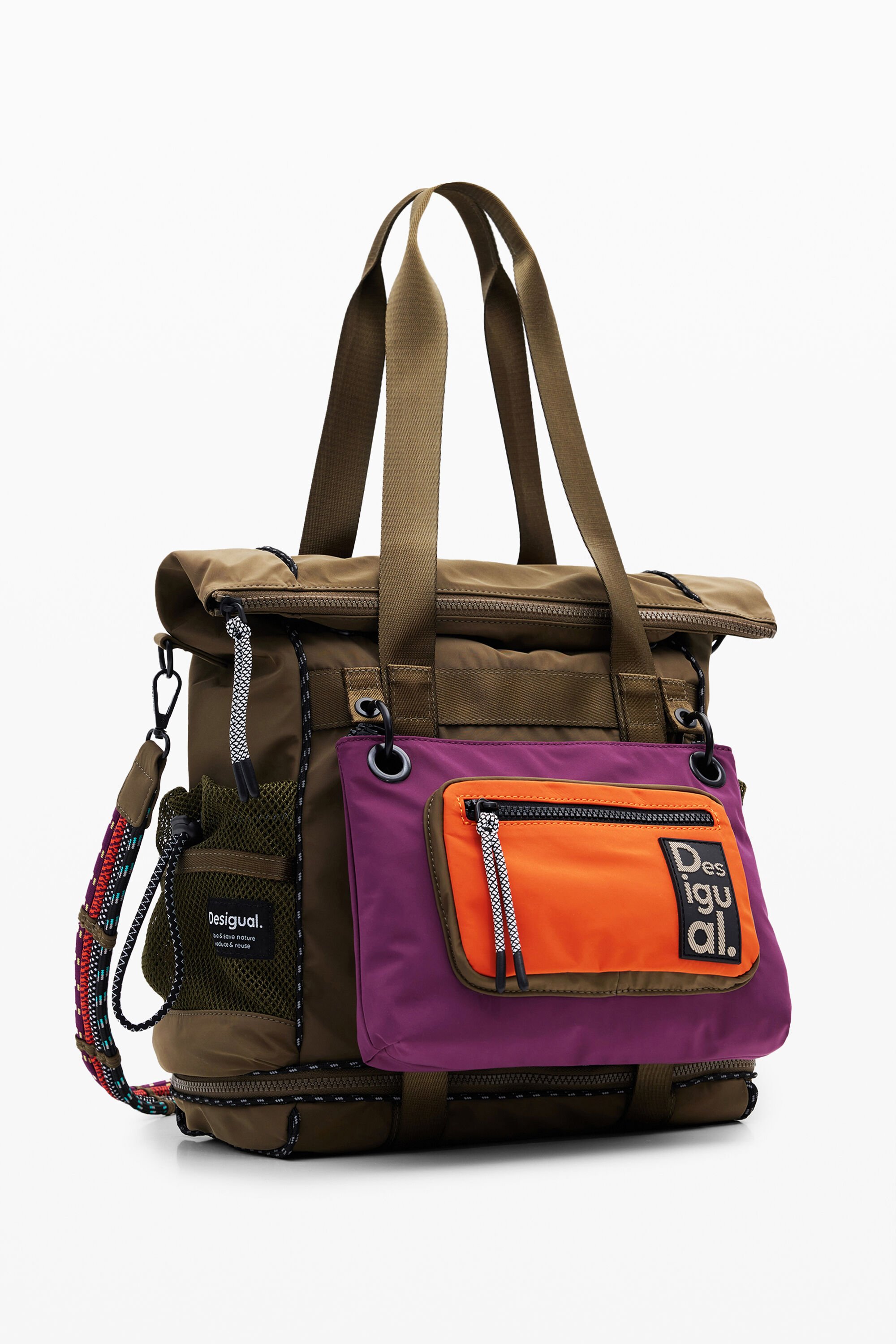 大型マルチポジションVoyagerバックパック 女性用 I Desigual.com