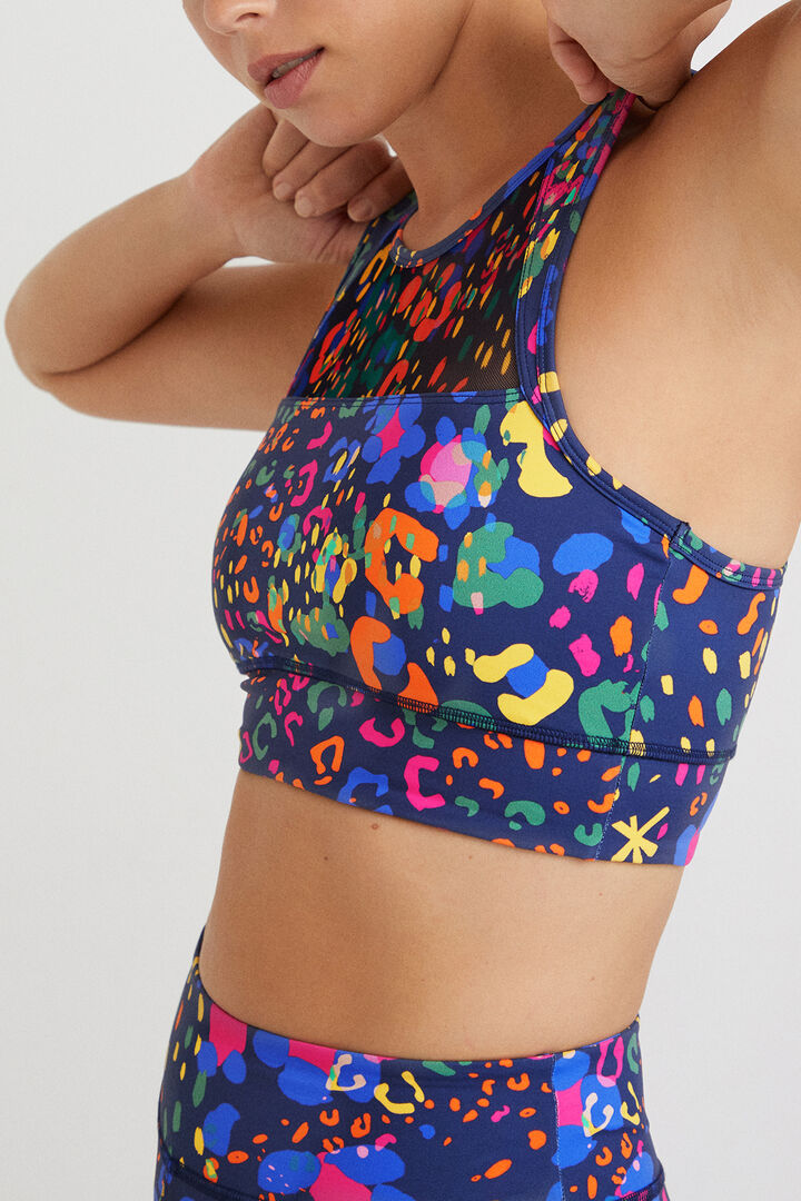 Top reggiseno slim con bretelle | Desigual