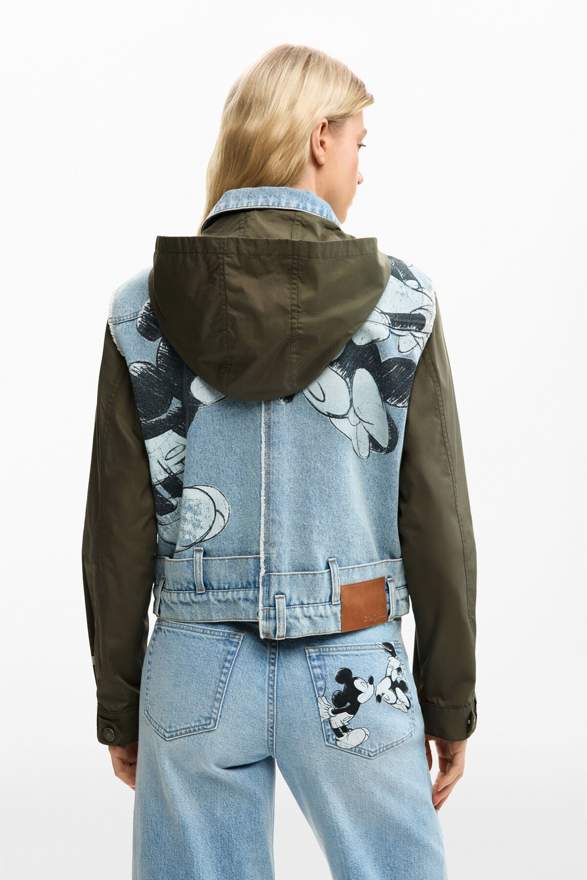 ミッキーマウス™バイマテリアパーカー 青 女性用 I Desigual.com