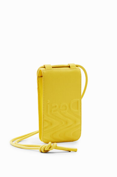 Embossed logo smartphone pouch | Desigual