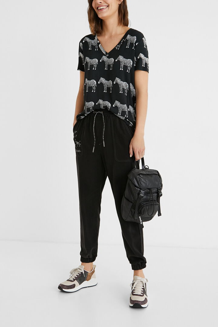 Camiseta manga corta zebras | Desigual