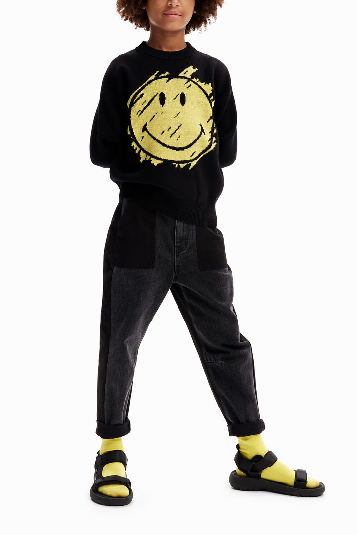 Pull jacquard Smiley® | Desigual