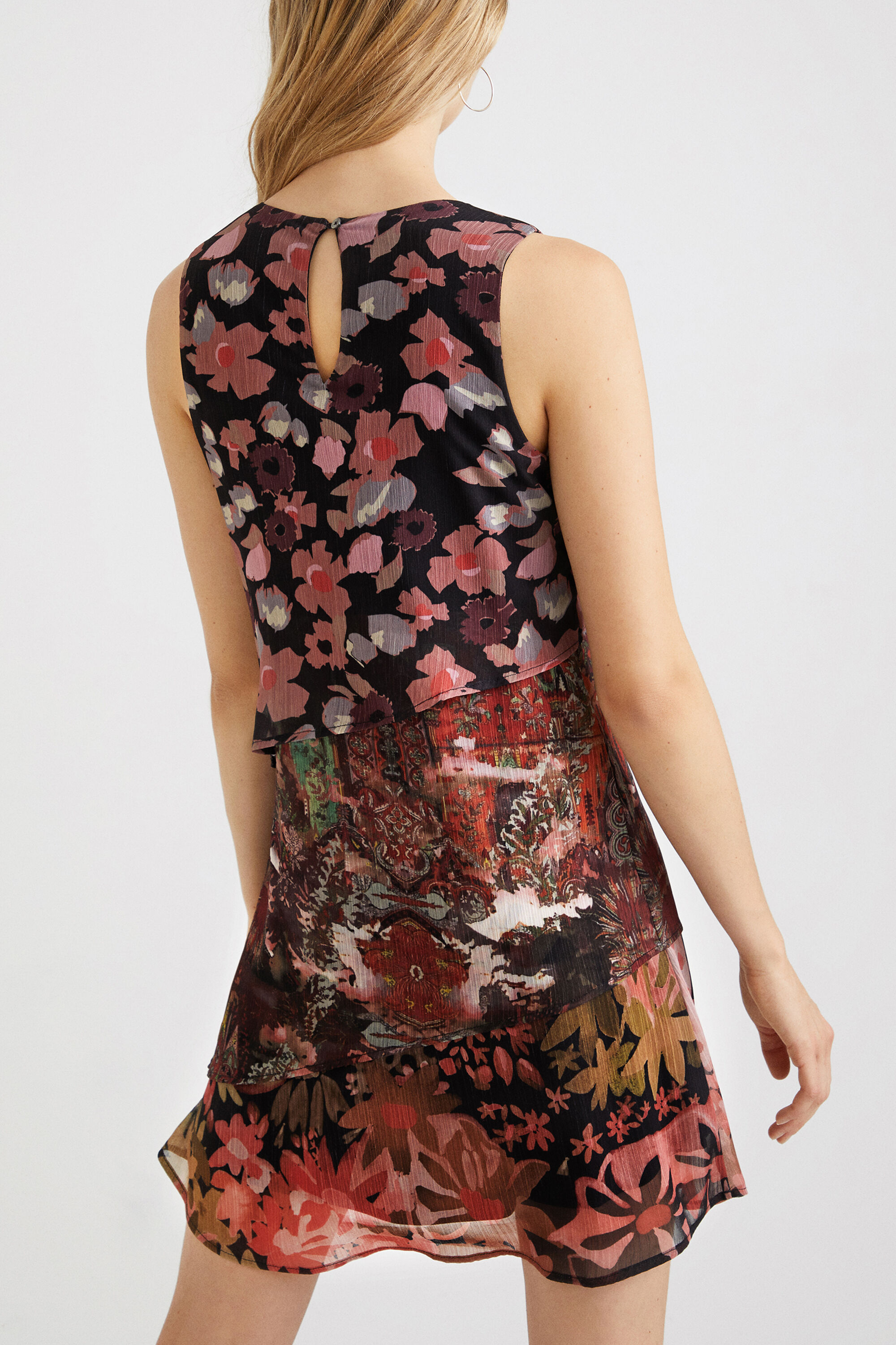 robe courte viscose