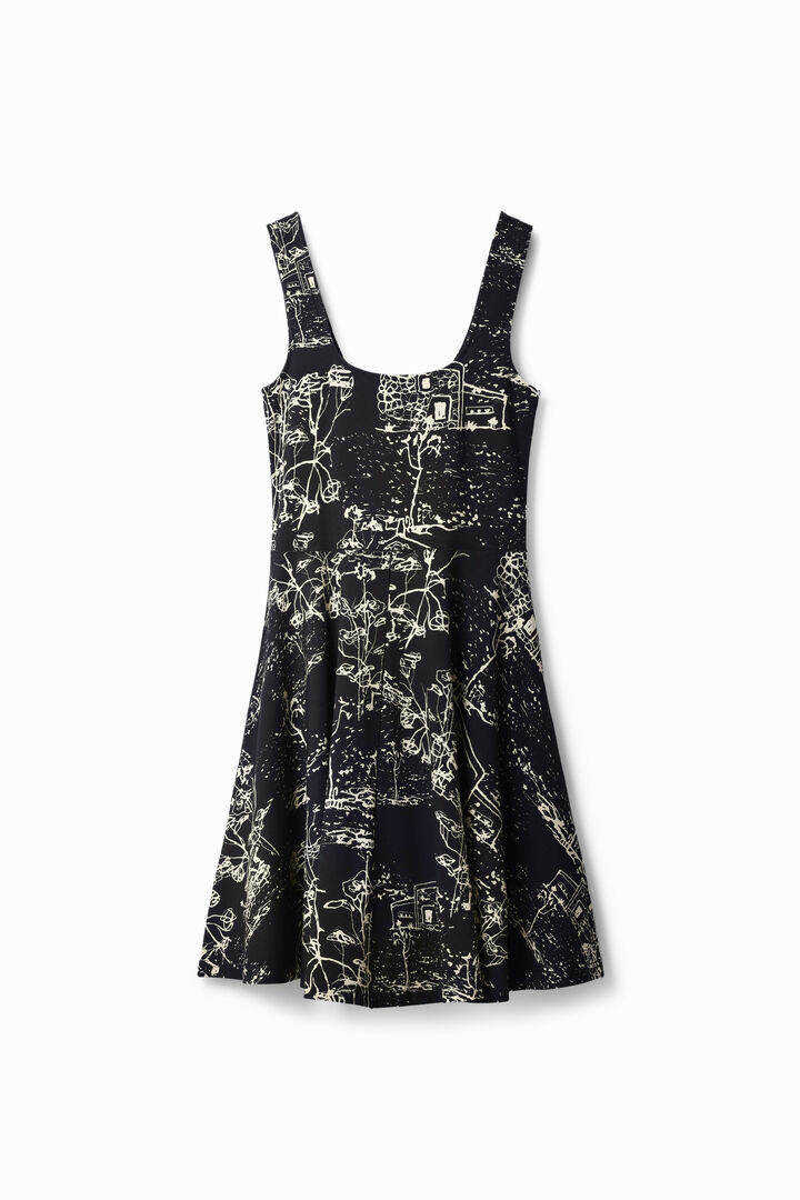 Strappy skater dress | Desigual